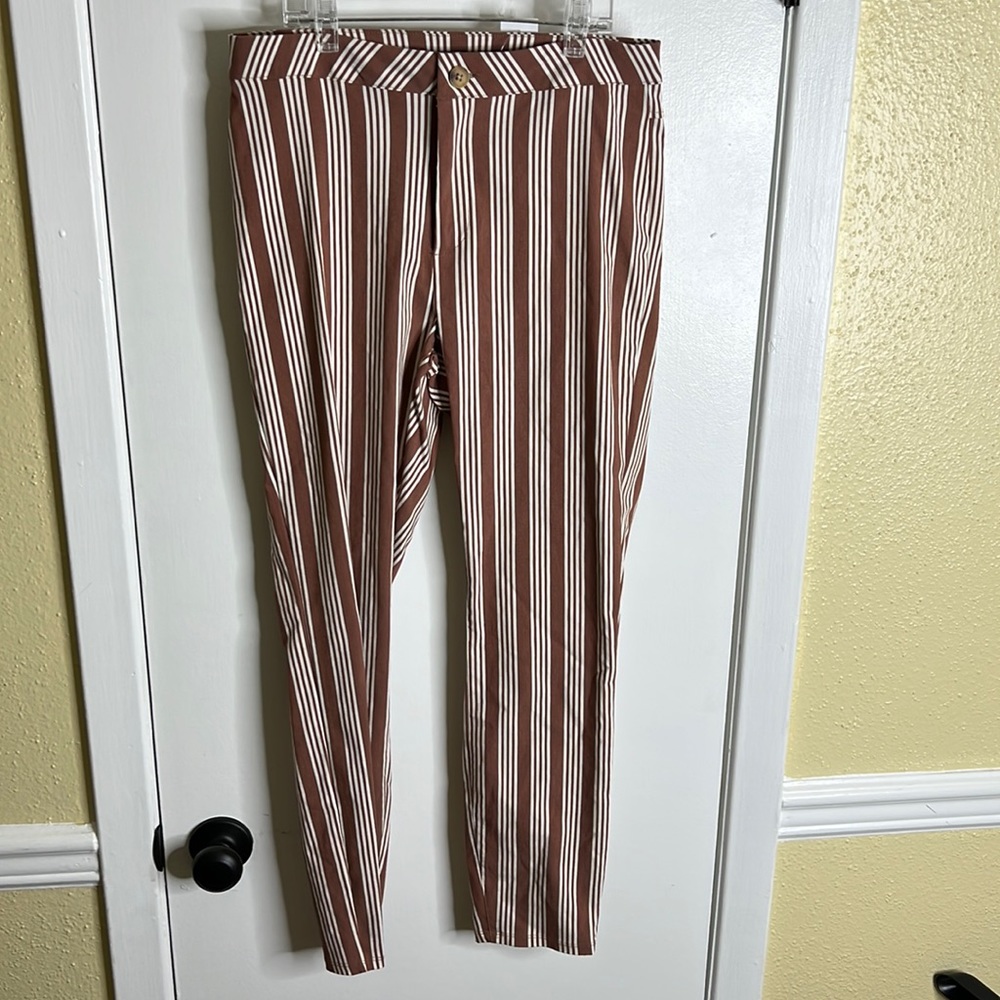 L. A. Hearts Stripe Womens Pants NWT